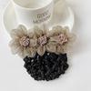 Hair Bun Net Elegant Lace Flower Hairpin Bun Cover Professional Hairstyle Hollow Out Lady Ballet Career Crochet Hairband Hair Accessories