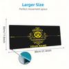 Borussia Individueller Name Große Größe Mauspads Große Gaming-Tischunterlage Rutschfest Laptop Tablet Großes Mauspads XXL Matte Mini-PC Spielmatte Mit Verriegeltem Rand