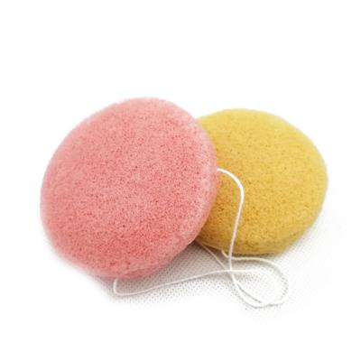 Fiber Material Round Facial Cleansing Exfoliator Face Wash Cleaning Sponge Face Wash Puff 1/5 Pcs Konjac Cleansing Sponge