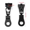 20pcs 1.57inch Replacement Kit Black Zipper Pulls Heavy Duty Zipper Sliders  Fastener Replacement
