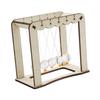 Newtons Cradle Balance Balls DIY Assembly Wooden Base Ball for Home Ornament Adults and Kids