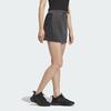Adidas Seamless Skirt Solid Color Minimalist Brand Logo Quick-Dry Sports A-Line Casual Short Skirt Women Skirts Dark-Gray JE1440