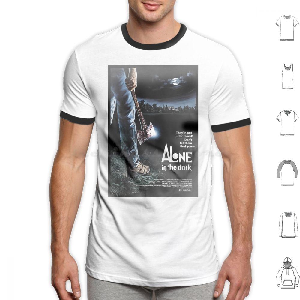 Alone In The Dark T Shirt Cotton Men Women DIY Print Film Movie Movies Horror Classic Vintage 1980s 1970s 80s 70s Cinema Old