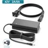 42V 2A 5A Lithium Battery Charger for GOTRAX GXL V2, G2, G3, G4, Apex, Glider, XR Elite, XR Ultra 36V Lithium-ion Battery