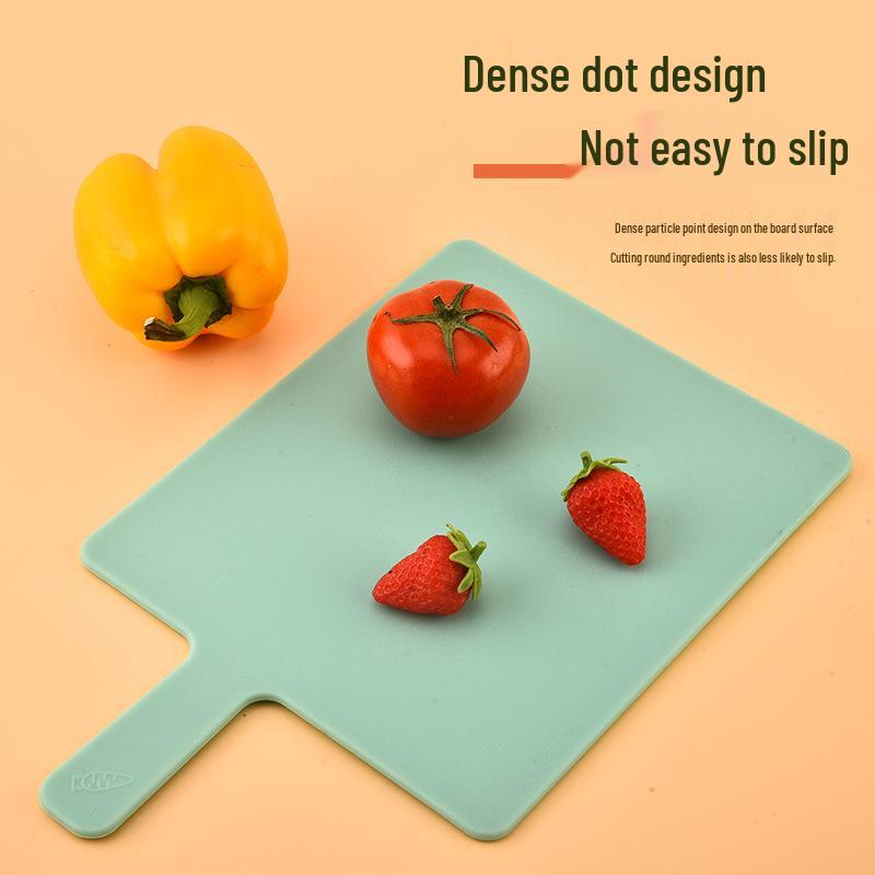 Four-Piece PP Kitchen Cutting Board Set with Holder: Ideal for Baby Food, Fruit, and More