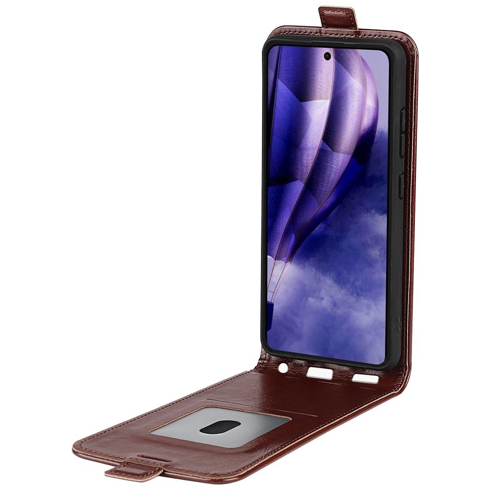 

For HMD Skyline Case with Card Slots Vertical Flip Leather Phone Cover White