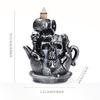 New Popular Advanced Resin Reflux Aromatherapy Stove Home Decoration Creative Teapot Skull Skull Handicrafts Ornaments