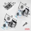 Runners Wheel Shower door Hardware Home Silver Slide roller Spare Supplies Top Upper/lower Accessories Bathroom
