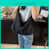 Canvas Shoulder Large Bag Students Simple Retro Inner Pouch School Travel Bags