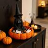 Desktop Sundries Holder for Women Halloween Witch Jewelry Dish, Gothic Trinket Decorative Dish Rings Storage Tray Keys Home Office Decor Dark