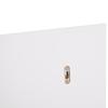 Modern Bathroom Mirror, Wall-mounted Vanity Mirror with 3 Tiers Storage Shelves for Make Up, White