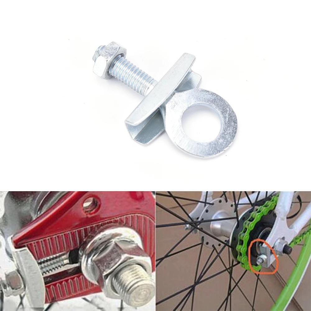 BMX Bicycle Bike Chain Adjuster Bike Chain Tensioner Bicycle Chain Adjust Bolt Fixed Gear Bicycle