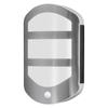 ENDURA STYLE PLATE WALL SENSOR Applique Extérieure13w=600lm - Acier Inoxydable