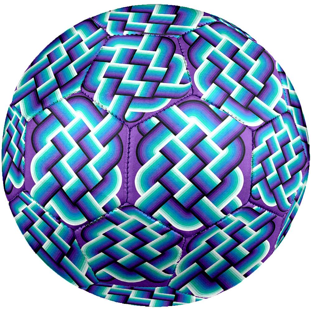 1pc Colorful Knot Size 5 Soccer Ball Professional Match Training Football Indoor &Outdoor Sports Ball Lightweight Durable c6535