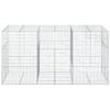 Gabion with Lid 300x100x150 Cm Galvanized Iron