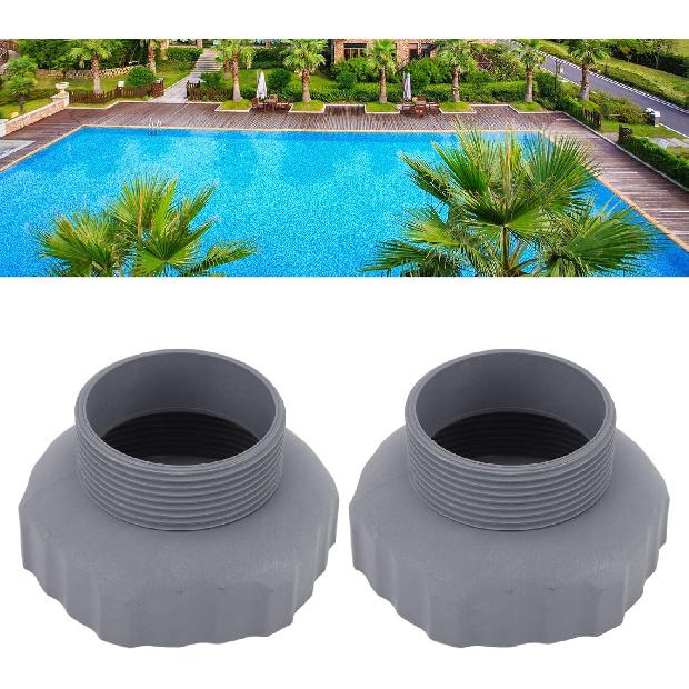 2 PCS Pool Hose Adapter 11239 Pool Accessory Ground Pool Skimmer Hose Adapter for Wall Fittings