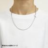 [Petit Jewel YU-NA] Toggle Clasp Necklace, Stainless Steel 316L, Couple's Gift, Anniversary, Christmas, T-Bar Necklace (60cm)