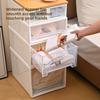 PP Schubladen-Aufbewahrungsbox Modulare japanische Garderoben-Organisationseinheit Kleiderschrank-Aufbewahrungsbehälter Snack-Spielzeug-Behälter Faltbar
