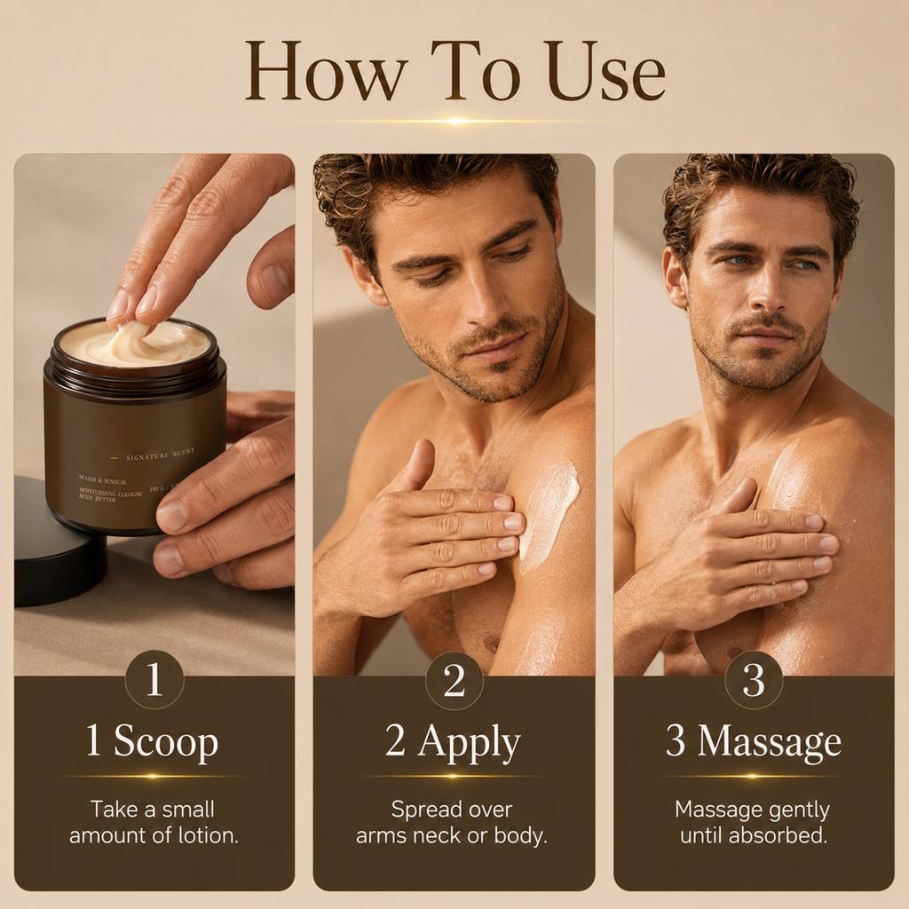 Scented Body Lotion with Sandalwood And, Long-Lasting Non-Greasy Fast Absorbing Moisturizer, 3.5 Oz