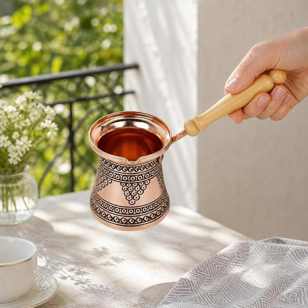 Türkische Kaffeekanne Herdplatte Cezve Ergonomisch für Zuhause Cafe