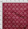 oneOone Cotton Flex Carmine Red Fabric Ethnic Bandhani Craft Projects Decor Fabric Printed By The Yard 40 Inch