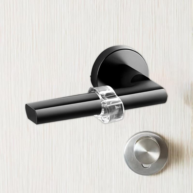 Clear Transparents Door Stoppers Childs Safe Adhesive Stoppers Reusable Door Stoppers for Various Room