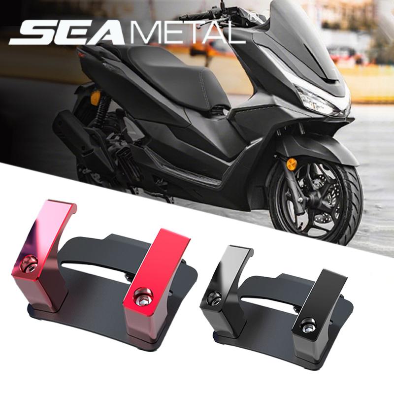 

SEAMETAL Honda PCX160 Modified Double Hook Stainless Steel Storage Hook Luggage Motorcycle Accessories чорний