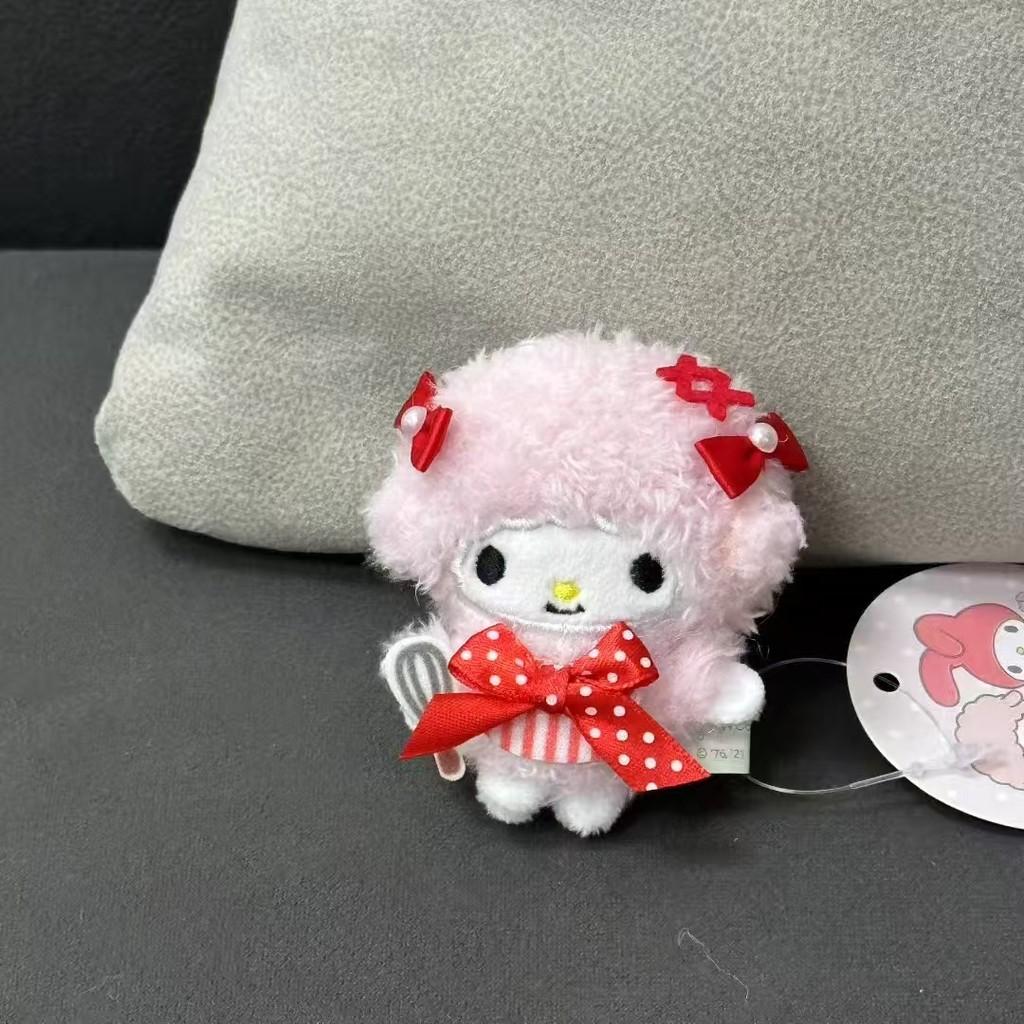 My Melody Plush Toy With Pearl And Bow For Collectors And Gift Giving