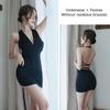 Frauen Sexy Kostüm für Mini-Sekretärin Dessous rückenfreies Kleid Uniform Nachthemd