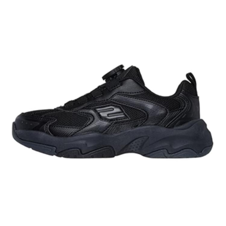 Skechers Детская удобная повседневная обувь на низкой подошве Детские кроссовки Черный 405292L-BBK 27.5