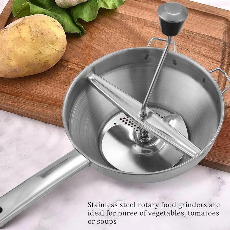 Stainless Steel Potato Ricer Manual Potato Masher With Handle Tomato Sauce Maker Machine Fruit Juicer Lemon Squeezer tools