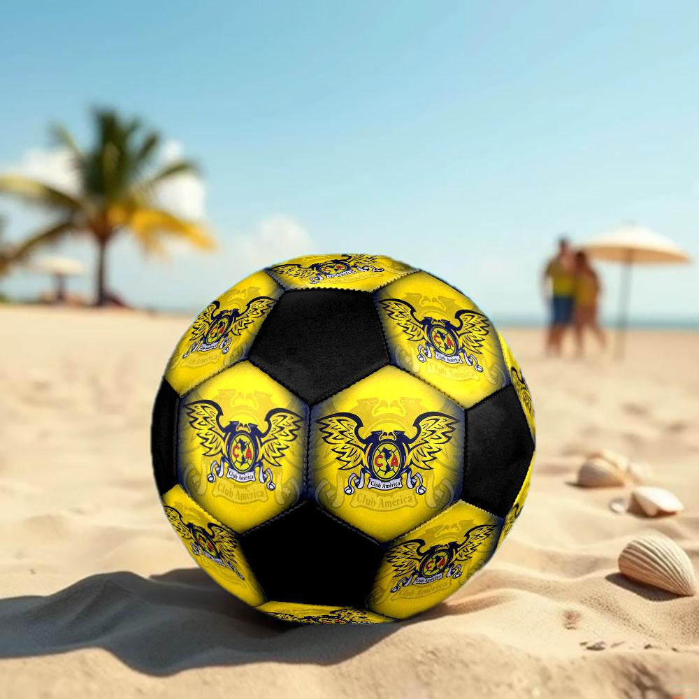 1pc Club America Soccer Ball Size 5 Indoor Soccer Ball Fashion Colorful Backyard Game - Great For Sports Fans Gift HE34