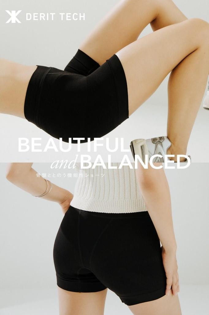 [Dr.EAST] [Non-Constricting Pelvic Care] Derit Tech Women's Functional Shorts for Posture