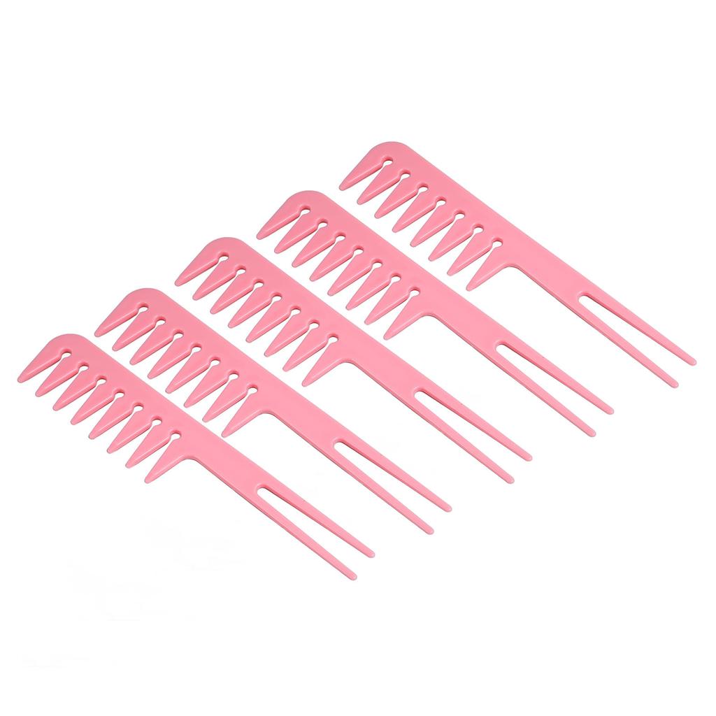 10Pcs Wide Tooth Comb Durable ABS Wide Tooth Safe Glossy Multi Purpose Hair Dye Comb for Hair Dye Styling