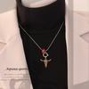 Retro Bull Head Pendant Necklace Unique Eye Long Sweater Chain Cross-border Jewelry Exclusive