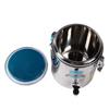 10L Insulated Soup Bucket with Faucet Commercial Rice Bucket Pot Stainless Steel Buckle Lid Handle Beverage Dispenser