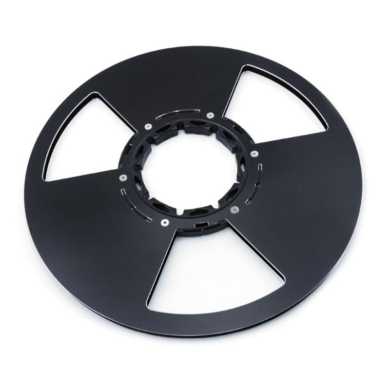 

Преміальний металевий котушка для стрічки 10 дюймів Професійна котушка для намотування для магнітофонів Студійного запису та живих виступів чорний