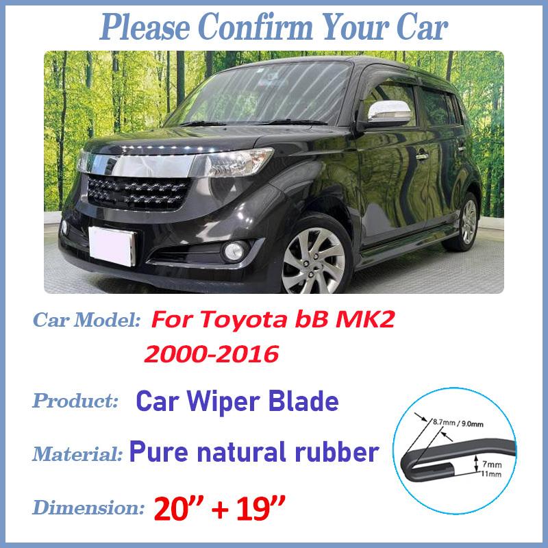 Ștergătoare de parbriz pentru Toyota bB MK2 Accesorii Scion xB Daihatsu Coo Materia 2000 2001-2016 Ștergătoare de parbriz durabile