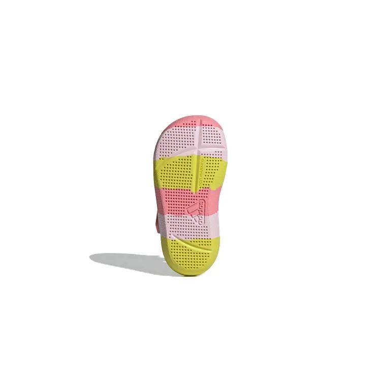 adidas Slip Resistant Anti Kick Low Top Toddler Shoes Pink Yellow Infant Toddler (Unisex) Toddler Shoes GX5114