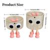 Cartoon Big Eyes Desktop Storage Box Mini Cosmetic Storage Box  Desktop Organization