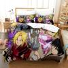 3D Print Anime Fullmetal Alchemist Bedding Set Bedroom Soft Modern Bedspreads Comefortable Duvet Cover Quilt Cover Pillowcase