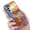 Anime-Telefonkasten im japanischen Stil für Xiaomi Redmi Note 7 8 9 10 Lite 11 11E 11T 12 Pro 11S 4G 10T 5G 8T 9S 10S TPU-Schwarzabdeckung