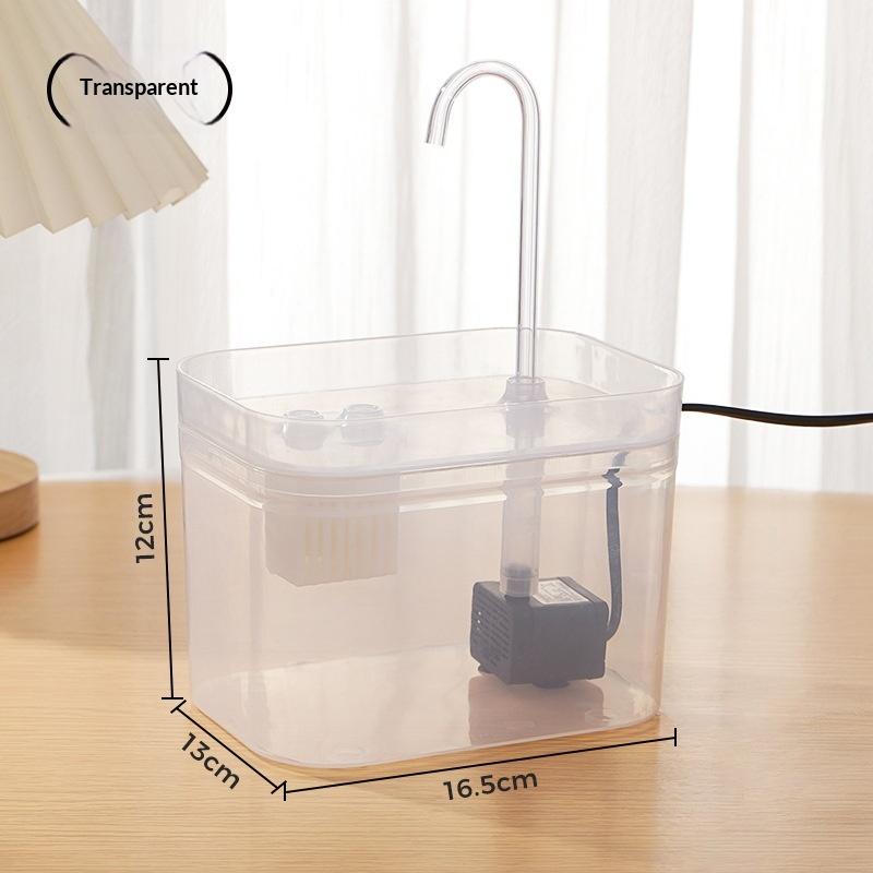 Automatic Pet Dog Cat Water Dispenser Fountain Pet Dog Cat Water Loop Mute Pump Smart Pet Bowl 1.5L