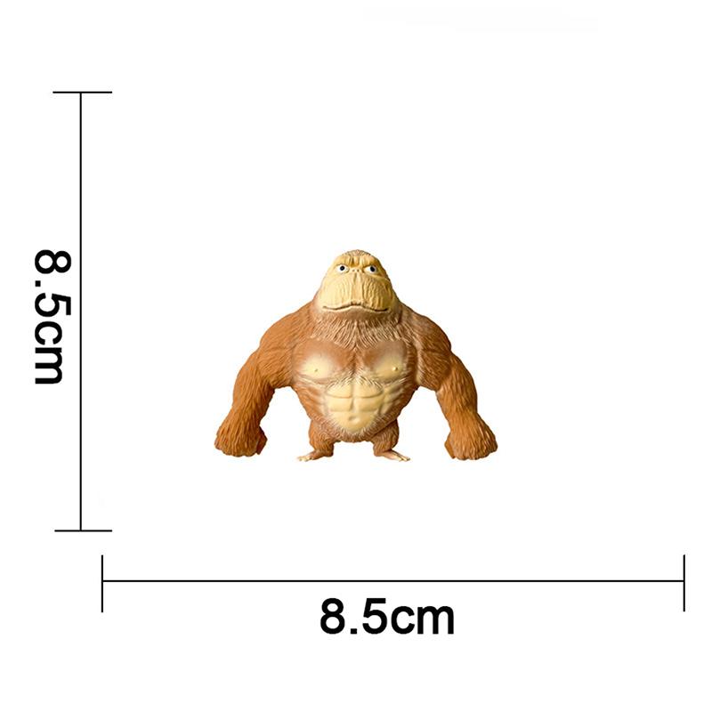 

Антистресс Орангутан Игрушки-непоседы Мягкая Обезьяна Смешная Декомпрессия Горилла Снятие Стресса Игры Игрушка Для Взрослых Детей 8.5x9cm