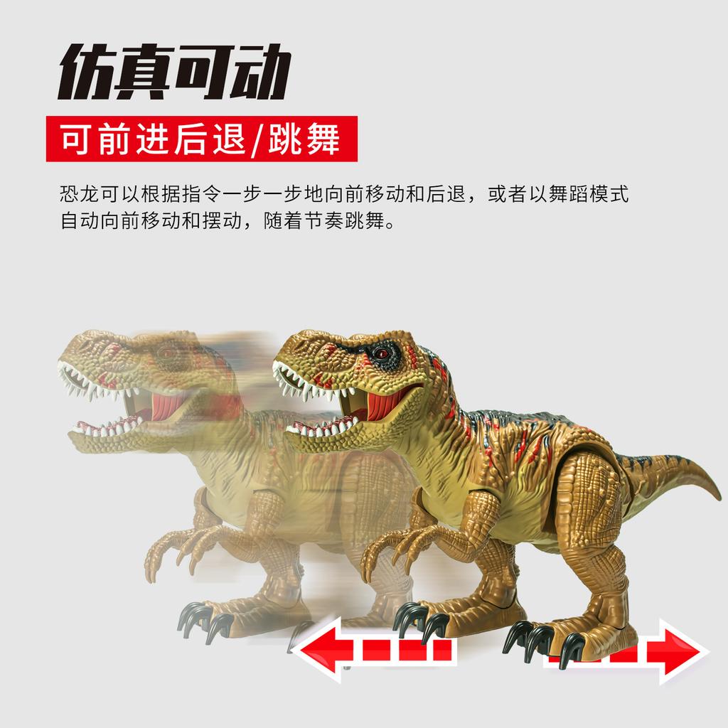 Neue Fernbedienung Tyrannosaurus Rex Simulation Soundeffekt Elektro Walking Jurassic Fernbedienung Dinosaurier Spielzeug Kindergeschenk