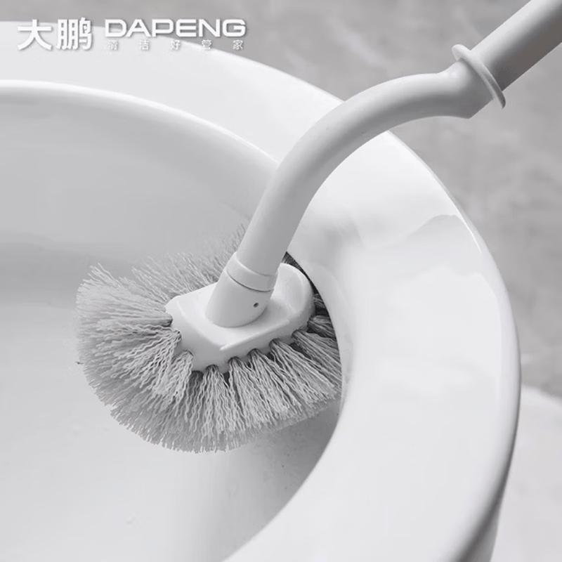 Curved Long-Handle Toilet Cleaning Brush