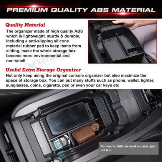 Central Armrest Storage Box Glove Organizer Accessories For Mazda CX-50 +