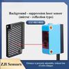 E3Z-R61-BGS Square Background Suppression Specular Reflection Type Laser Sensor Photoelectric Switch Npn24v Detection Distance
