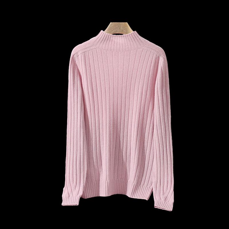 Paster Women's 96.9% Merino Wool Half-High Neck Pullover Sweater