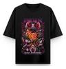 2026 Summer One Piece Retro Cosplay Tshirt Unisexs Oversize Casual Cotton Printed Shortsleeved Unisex Childrens Sports Shirt